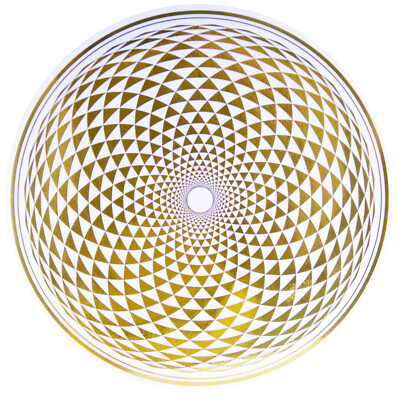 Sahasrara Kronen-Chakra Aufkleber Durchmesser: 18 cm wiederablösbar