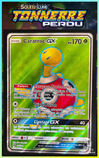 Carte Pokémon Caratroc GX 195/214 FA SL8 Soleil Lune Tonnerre Perdu FR SL08