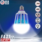 Mosquito Fly Insect Bug Nat Killer Zapper Uv Led Lamp Light Bulb Pest Control