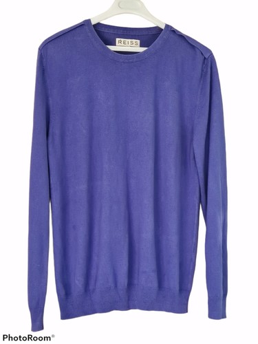 Reiss Herrenpullover königsblau Pullover Größe L  - Bild 6 von 6