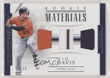 2018 Panini National Treasures Rookie Materials Triple 36/99 JD Davis #RM-JD 5x8
