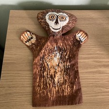 Monkey hand puppet - vintage 
