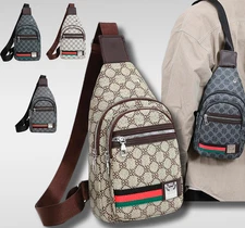 Men's Shoulder Sling Bag–Stylish Crossbody Chest Pack Casual Messenger Bag