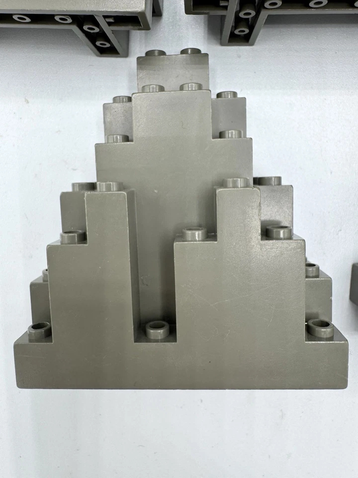 7 LEGO Vintage Dark Gray Rock Wall Panel Mountain 6083 Castle LURP Mountain - Image 2 of 4