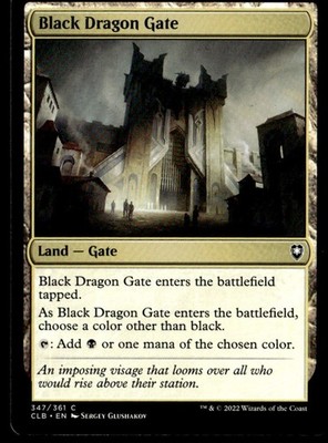 2022 Commander Legends: Battle for Baldur's Gate Black Dragon Gate