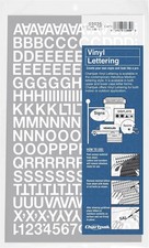 1/2 Inch Vinyl Letters  Numbers, Permanent Adhesive, Water-Resistant, 201 Pc Se
