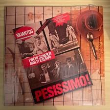 SKIANTOS PESISSIMO! POCHI SCHERZI MOLTI ESEMPI 1980 LP VINILE 5205 803/1