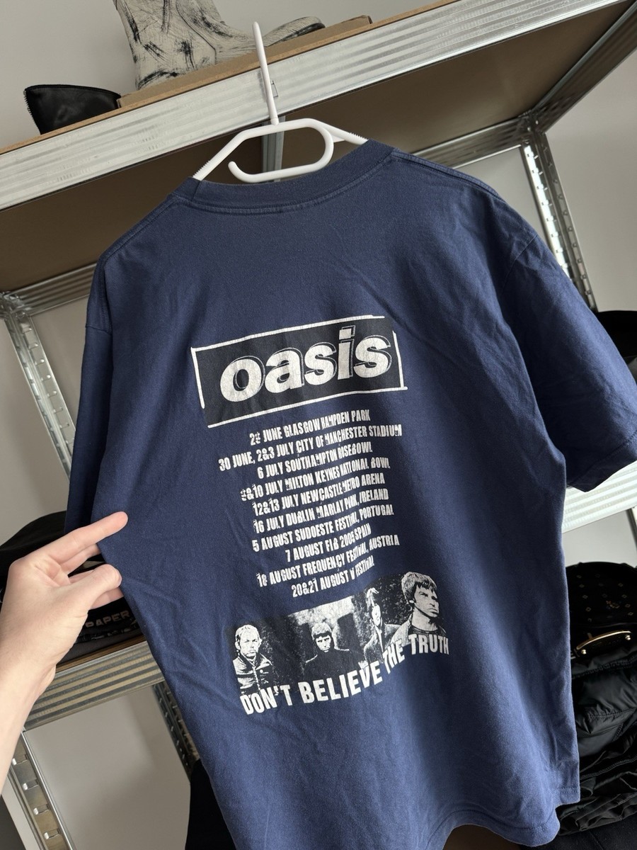 Vintage Oasis Don't Believe The Truth Rock Band Tour T-Shirt 2005