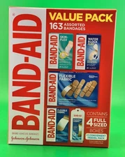 Band-Aid Brand Variety Pack Adhesive Bandages (163 Count) FREE SHIPPING