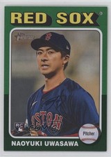 2024 Topps Heritage High Number Green Border Naoyuki Uwasawa #651 1m01