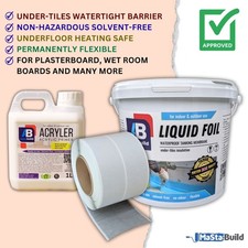 Waterproof Tanking Kit Shower Bathroom WetRoom AQUA BUILD Seal | Different Sizes