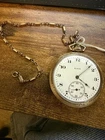 Antique 1919 Elgin Open Face 10K Yellow Gold Pocket Watch Grade 315 12S 15 Jewel