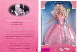Title: 1997 Wal-Mart 35th Anniversary Barbie Doll Special Edition #17245 NIB