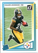 2025 Donruss #322 Kaleb Johnson Steelers RC