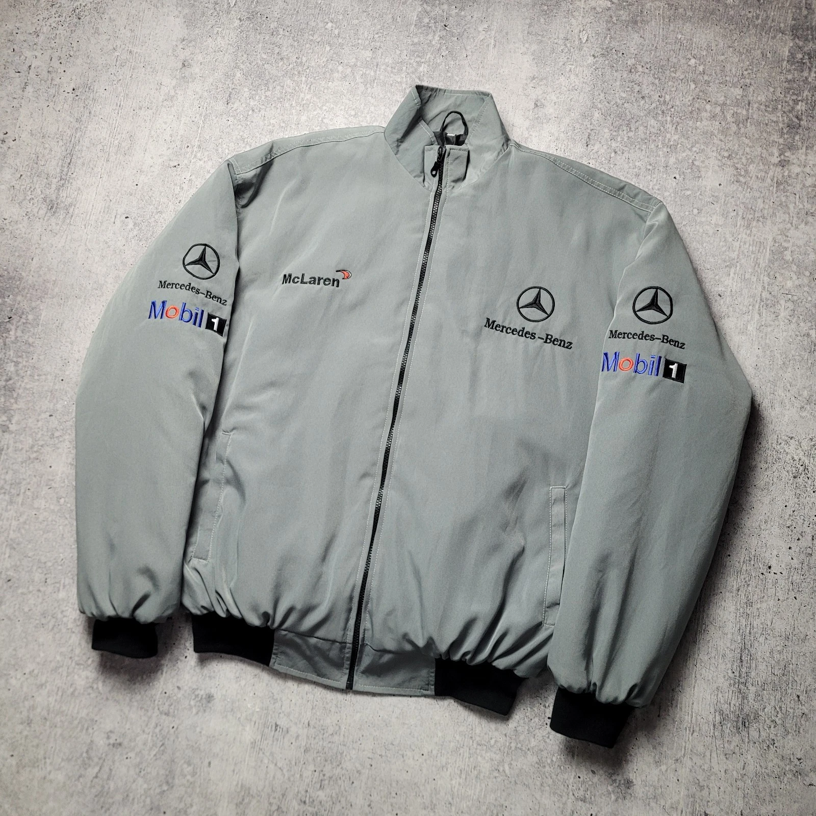 Vintage Mercedes-Benz F1 Team Mclaren Racing Jacket Mens Size 2XL image 2