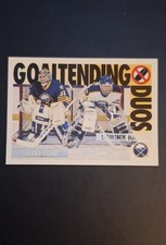 1994-95 Topps Premier - Goaltending Duos Dominik Hasek, Grant Fuhr #80