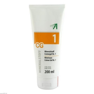 2x MINERALSTOFF Cremegel Nr.1 200 ML