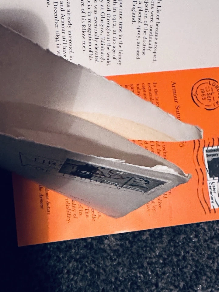 1965 GB Joseph Lister FDC PADDINGTON POSTMARK - Image 3 of 3