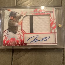 2024 Leaf Trinity Baseball Bryce Rainer 2 Color Patch Auto #’d 1/15