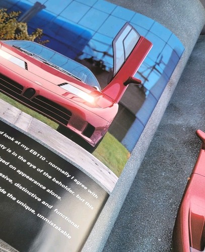 BUGATTI EB110 EB110S EB112 LF Car Sales Brochure Memorabilia Information 90s - Picture 11 of 14