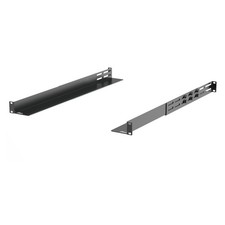 Universal 1U Rack Mount Rail,4-Post Fully Server Rack Shelf Rail with 20.9"-3...