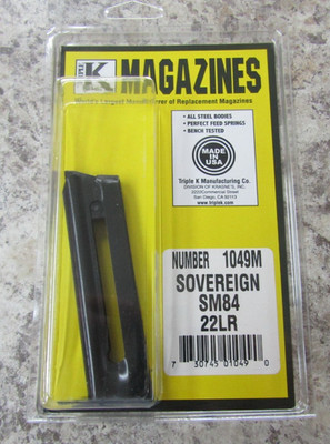 Anschutz Model 520 Sovereign SM64 SM84 .22 LR 10 Rd by Triple K 1049M Magazine