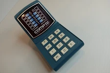 COMP 4 Milton Bradley Vintage Electronic Handheld Tabletop   Video game R3 #1