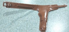 1960's-70's Marx Johnny West Brown Gun Belt Holster Nice Condition 3