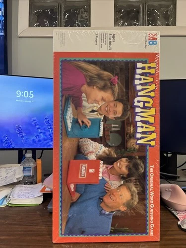 Vtg 1988 Board Game Hangman Milton Bradley BRAND NEW Factory Sealed