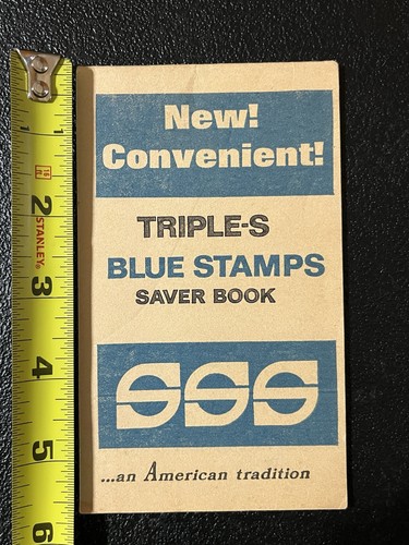 NOS Vintage Triple-S Blue Stamps Saver Book Unused - Picture 3 of 15