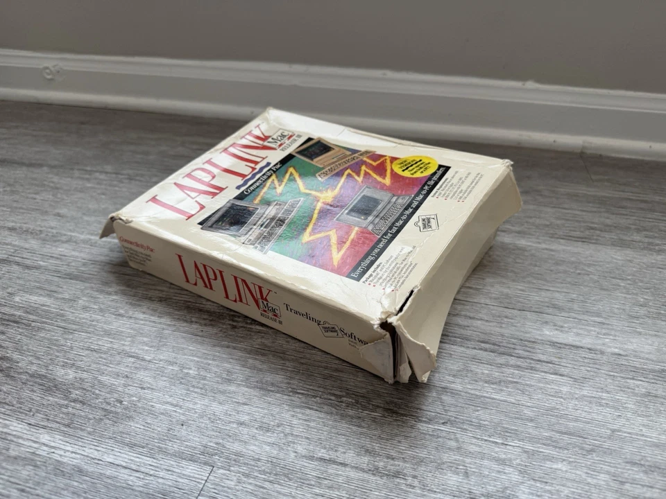 Vintage LapLink Release III IBM Software Manual & Floppy Disk-not For Resale Set - Image 2 of 3