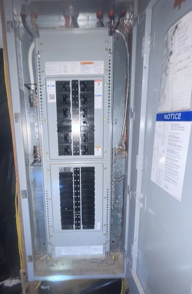 Eaton 225 Amp Main Lug PRL1A Panelboard 120/240 VAC 1Ø 3 Wire 48 Circuit- Qty-14 - Image 2 of 4