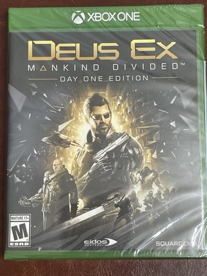 Deus Ex: Mankind Divided   Day One Edition (Xbox One) Brand New Factory Sealed