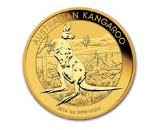 1 oz Australian Gold Kangaroo Coin BU 2014 - Great Buy L@@K!! 5275.00 per troy oz