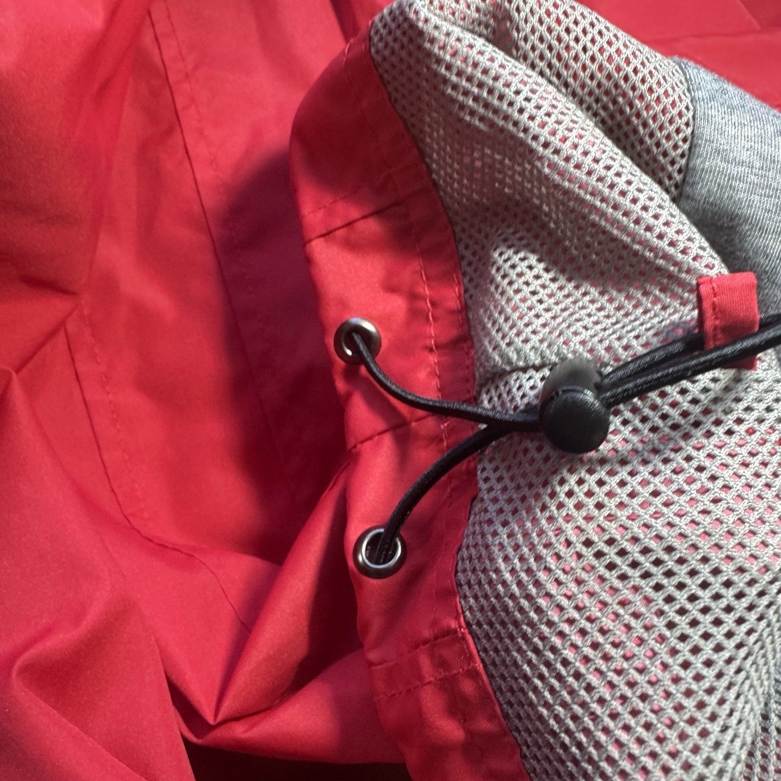 Corvette Racing Lined Pullover Jacket Red Size La… - image 5