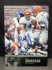 Ken Anderson Auto 1997 Upper Deck Legends Cincinnati Bengals HOF