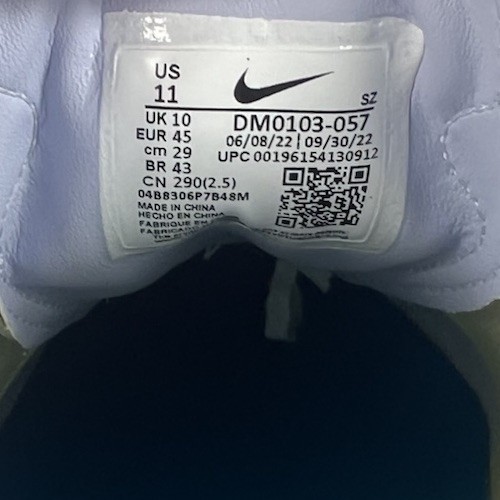 Size 11 Nike Air Jordan ADG 4 ‘Grey Alabaster’ Golf Shoes Men’s DM0103-057 NEW - Picture 7 of 7