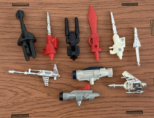 Vintage Transformers G1 Weapon Parts & Accessories - Lot of 10