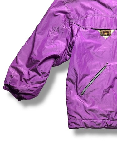 Kaama Italy Purple Ski Jacket Womens XL 90s Fleece Lined Winter Snow Warm - Picture 6 of 15