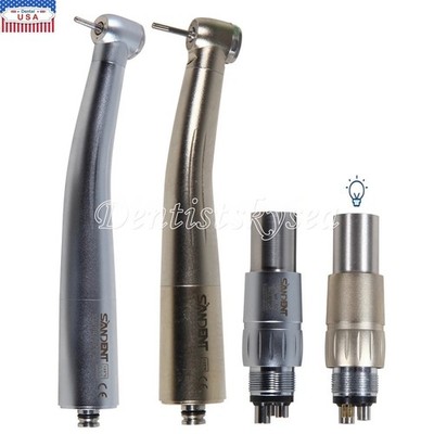High Speed Turbine Handpiece Fiber Optic Fit NSK Phatelus Coupler 4 6Hole Dental