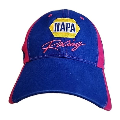 #ad Vintage NAPA Racing Baseball Cap Hat Blue Pink Breast Cancer Awareness 348 $18.00