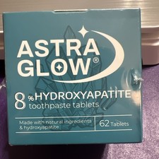 Astra Glow 8 Hydroxyapatite Toothpaste Tablets new Sealed