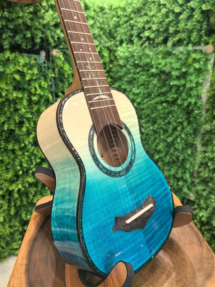 Kamehameha Ukulele KS-28 Solid Top Tiger Maple Soprano - Image 2 of 4