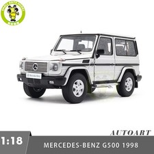 1/18 Mercedes Benz G CLASS G500 1998 SWB Autoart 76112 Silver Diecast Model Car