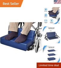 Wheelchair Foot-Rest Extender Elevating Pad - Leg Cushion Protector Secures...