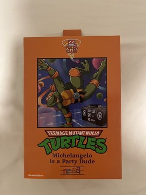 NECA TMNT Teenage Mutant Ninja Turtles Pizza Club Michelangelo