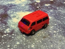 VTG 1989 Transformers G1 Red Tote Minicar Figure Micromasters Off Road Patrol