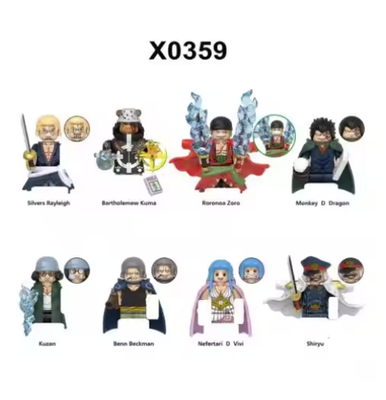 One Piece Mini Figures Luffy Zoro Sanji Nami Ace Garp Set | eBay