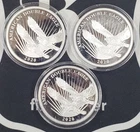 *1.5 TROY OZ LOT* Cook Islands Tribute - 0.5 oz .999 Fine Silver Each