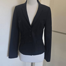 Classiques Entier SB Black Blazer, Wool, Spandex, 3 pocket, fully lined, EUC, 8